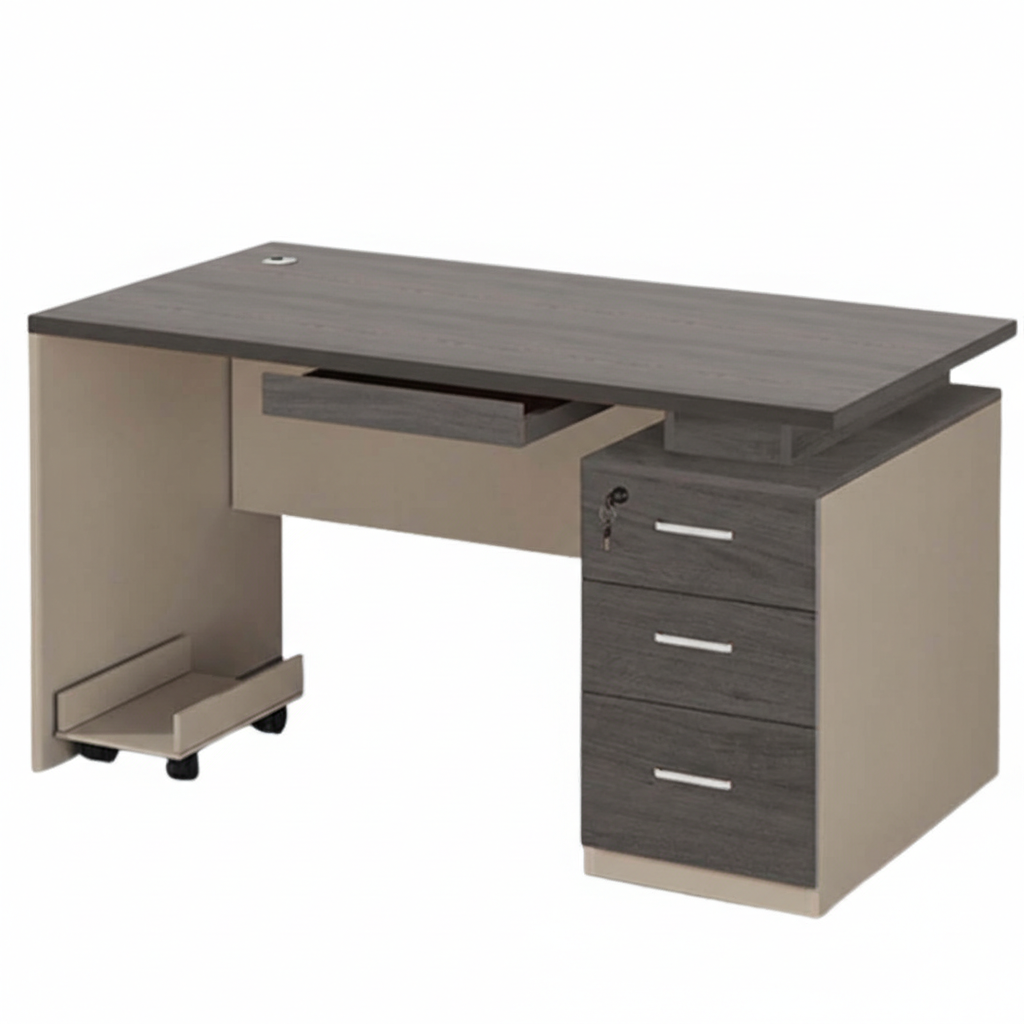 ESCRITORIO LAZIO GRIS TOBY 120 CON GAVETAS 1 ESCRITORIO LAZIO GRIS TOBY 120 CON GAVETAS