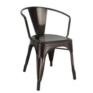 SILLA D CAFETRIA TOLIX CON BRAZOS