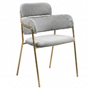 SILLA DE VISITA GAMUZADA CHANNEL