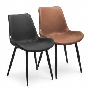 Ventas de Sillas de Oficina en Maracay 2 SILLA DE VISITA VELVET PIEL