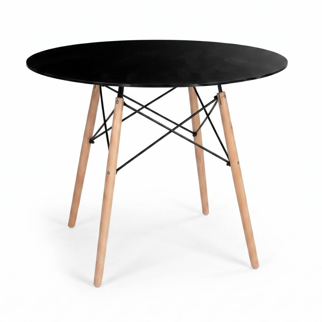 Ventas de Sillas de Oficina en Maracay 6 MESA EAMES REDONDA DE 80 CM